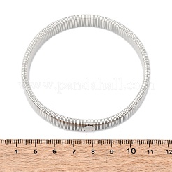 Braccialetti elastici in ferro per uomo donna&nbsp;BJEW-G741-01P