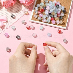 72pcs 9 Farben transparente Harzperlen&nbsp;RESI-CJ0004-61