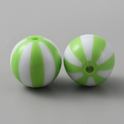 Abalorios acrílicos opacos&nbsp;OACR-WH0037-04A