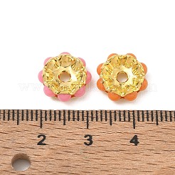 Perles d'espacement en laiton en forme de fleur&nbsp;PL-CBA18B7-02A