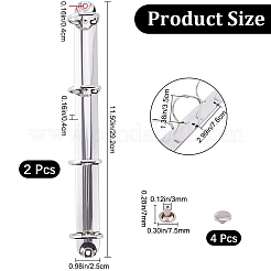 Peignes de reliure en acier a4&nbsp;DIY-GF0014-03C