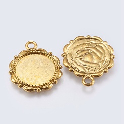 Pendente in lega basi per cabochon&nbsp;PALLOY-A18941-AG-FF