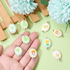 12 pendentif en porcelaine imprimée à la main&nbsp;PALLOY-SW00121