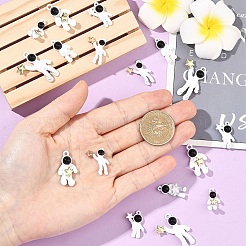 6 Stück 6 Stile sprühlackierte Legierungsanhänger&nbsp;FIND-YW0010-65