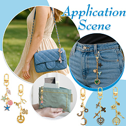 Kit fai da te per la creazione di ciondoli in lega e catene in ottone con graffette&nbsp;DIY-PH0032-26