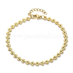 Dreieckige Gliederkettenarmbänder aus 304 Edelstahl für Damen&nbsp;BJEW-F488-23G