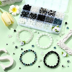 Kits de fabrication de bijoux en perles de verre à faire soi-même&nbsp;DIY-YW0012-04A