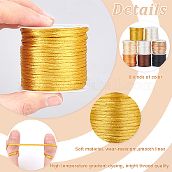 8 rotolo di cordoncino in raso di nylon a 8 colori&nbsp;NWIR-PH0002-03