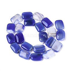 Chapelets de perles d'agate naturelle&nbsp;G-N356-03A-07