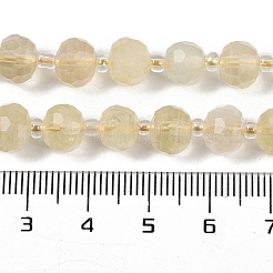 Natürliche Zitronen Jade Perlen Stränge&nbsp;G-H057-A04-01