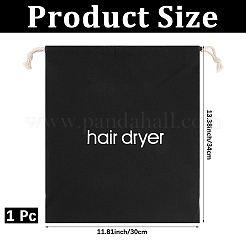 Verpackungsbeutel aus Canvas-Stoff für Haartrockner mit Kordelzug&nbsp;ABAG-WH20027-005A