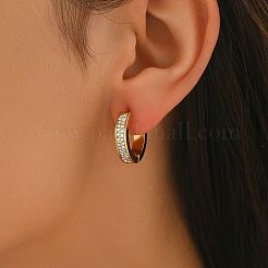 Pendientes de aro de acero inoxidable&nbsp;KS1953