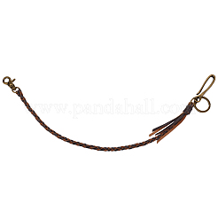 Geflochtene Lederkordel Quaste Hosenketten&nbsp;AJEW-WH20054-182AB-02