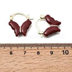Legierung Emaille Creolen&nbsp;EJEW-G466-06G
