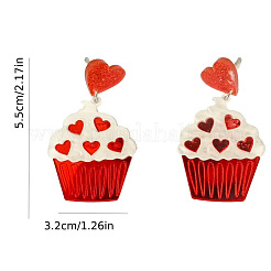Ohrstecker aus Acryl zum Valentinstag&nbsp;WG39657-01