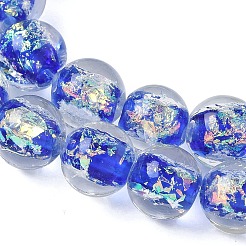 Fili di perline di lampwork in lamina fatti a mano&nbsp;FOIL-K003-06B-24