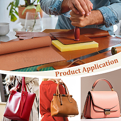 Rouleau de doublure artisanale en cuir mélangé pour sacs et pochettes&nbsp;AJEW-WH0643-143A