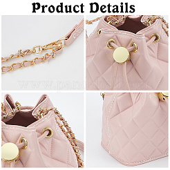 Kit de fabrication de sac à bandoulière en cuir PU avec cordon de serrage&nbsp;DIY-WH0504-289C