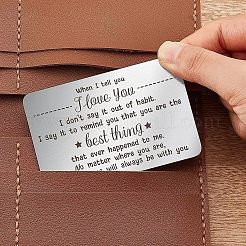 Carte a trasferimento termico vergini in acciaio inossidabile e buste di carta&nbsp;DIY-FG0001-74A