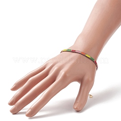 Braccialetto di perline con semi giapponesi fatti a mano per le donne&nbsp;BJEW-MZ00019-01