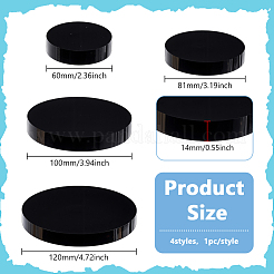 4 Stück 4 Stile Acryl-Display-Sockel für Kosmetik&nbsp;ODIS-BC0001-25B