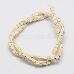 Kunsttürkisfarbenen Perlen Stränge&nbsp;TURQ-G108-4x4mm-09