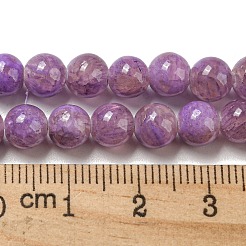 Gefärbt natürlichen weißen Jade Perlen Stränge&nbsp;G-F764-01B