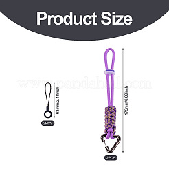 Decorazioni pendenti con corde in poliestere&nbsp;HJEW-TADJ0022-01B