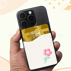 10 porte-carte adhésif en cuir PU pour téléphone&nbsp;AJEW-SP0002-95C