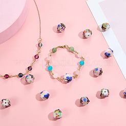 5pcs perles de chalumeau faites à la main&nbsp;LAMP-SZ0001-49B