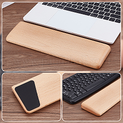 2 stücke 2 arten holz tastatur rest & maus rest handgelenk sets&nbsp;AJEW-GA0009-53