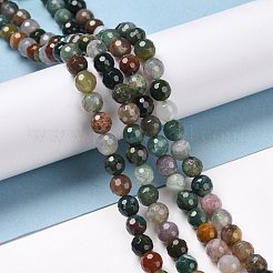 Cuentas de ágata natural india hebras&nbsp;G-E571-24A