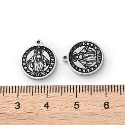 304 Edelstahl-Emaille-Anhänger&nbsp;STAS-M102-19P-02