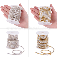 Messing Strass Strassketten&nbsp;CHC-BC0001-04-SS18