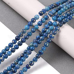 Fili assemblati di dolomite naturale e perle di opale sintetico&nbsp;G-Q017-G06-01D-1