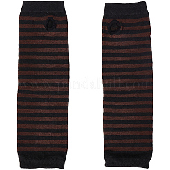4 Paar fingerlose Strickhandschuhe aus Acrylfasergarn&nbsp;AJEW-DJ0001-58D