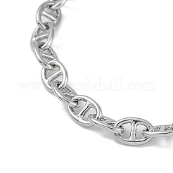 Herstellung eines Armbands aus Messing mit Seemannsgliederkette&nbsp;KK-U020-12P