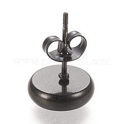 Montature per orecchini a bottone in acciaio inossidabile 304&nbsp;X-STAS-K202-05C-B