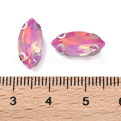 Ojo de caballo coser en rhinestone&nbsp;RGLA-L028-08F-06