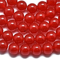 Chapelets de perles en jade de malaisie naturelle&nbsp;G-L645-C01-12mm-16