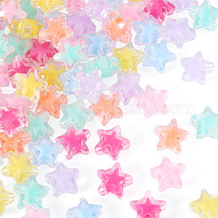 100pcs cuentas de acrílico transparente&nbsp;OACR-TADJ0001-24