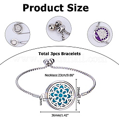 Kit per realizzare braccialetti e collane con ciondolo regolabili&nbsp;DIY-HS0002-65B