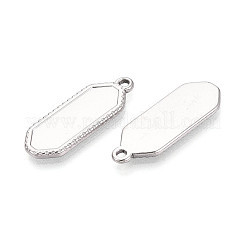 Cabochon pendenti in acciaio inossidabile 304&nbsp;STAS-N108-66P
