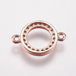 Liens de zircone cubique en laiton micro-pavé&nbsp;KK-I614-018RG