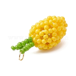 Mango-Anhänger aus Glasperlen&nbsp;PALLOY-MZ00893-02