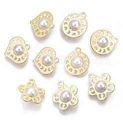 18 pz 3 pendenti in ottone stile&nbsp;KK-BC0006-90-NF