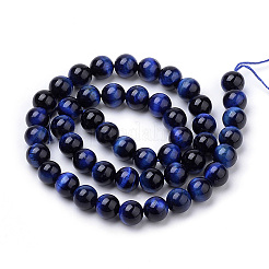 Chapelets de perles d'œil de tigre naturel&nbsp;LS-G-S259-03B-6mm