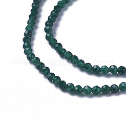 Hilos de abalorios de jade blanco natural&nbsp;G-F596-46D-2mm