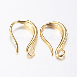 Ganci di orecchini in ottone&nbsp;KK-K197-62G