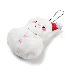 Weihnachtsthema Stoff Plüsch Puppe Anhänger Dekorationen&nbsp;HJEW-D030-01C